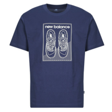 New Balance Rövid ujjú pólók GRAPHIC JERSEY TEE Tengerész EU S férfi póló