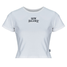 New Balance Rövid ujjú pólók LINEAR HERITAGE RINGER TSHIRT Lila EU L