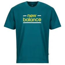 New Balance Rövid ujjú pólók LINEAR LINES T-SHIRT Zöld EU S férfi póló
