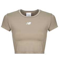 New Balance Rövid ujjú pólók NB Harmony Fitted T-Shirt Bézs EU S női póló