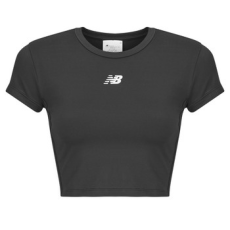 New Balance Rövid ujjú pólók NB Harmony Fitted T-Shirt Fekete EU S