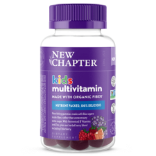 New Chapter Kid s Multivitamin, gumicukor gyerekeknek, bogyós citrus íz, 60 db, New Chapter vitamin és táplálékkiegészítő