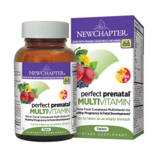 New Chapter Perfect Prenatal terhesvitamin, 192 db vitamin és táplálékkiegészítő