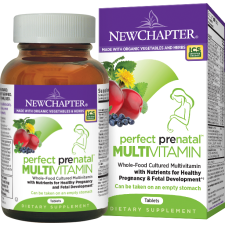 New Chapter Perfect Prenatal terhesvitamin, 96 db vitamin és táplálékkiegészítő
