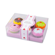 New Classic Toys játék készlet, 6 db muffin díszdobozban konyhakészlet