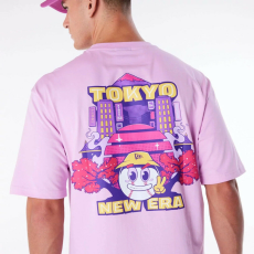 New Era Location Graphic Tokyo OS póló Férfi Rózsaszín S