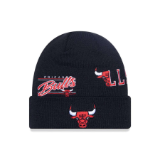 New Era multi patch beanie chicago bulls téli sapka unisex fekete one férfi sapka