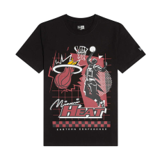 New Era nba rally drive miami heat póló férfi fekete xl