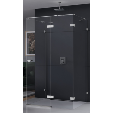New Trendy Eventa zuhanykabin 100x90 cm négyszögletes króm fényes/átlátszó üveg EXK-4586 kád, zuhanykabin