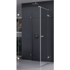New Trendy Eventa zuhanykabin 80x80 cm négyzet króm fényes/átlátszó üveg EXK-4596 kád, zuhanykabin