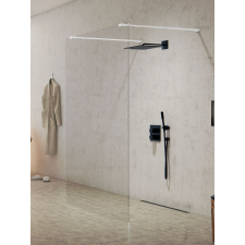 New Trendy New Modus White zuhanykabin fal walk-in 110 cm fehér matt üveg/átlátszó üveg EXK-2268 kád, zuhanykabin