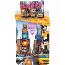 New York Times Square ágyneműhuzat 140×200cm, 70×90 cm lakástextília