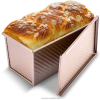 NEWALOR Tapadásmentes Kenyérsütő Forma Fedővel Rozéarany Színű - 550g