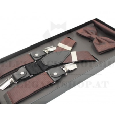  Newsmen nadrágtartó szett - Sötétbarna ajándéktárgy