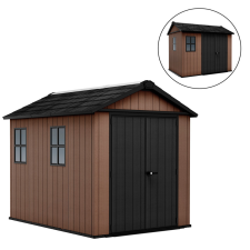  Newton Plus wide 9 x 7,5 műanyag kerti ház barna kerti tárolás