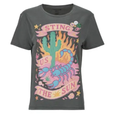 Newtone Rövid ujjú pólók STING STARLIGHT Sokszínű T1 női póló