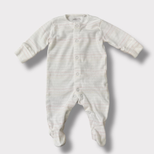Next Színes csíkos rugdalózó kombidressz, body