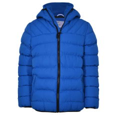Next téli kabát steppelt kapucnis kék 2-3 év (98 cm)