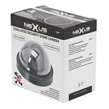 Nexus Delight álkamera, villogó piros LED élethű Dome kamera megjelenés, 55304 -Biztonsági álkamera - 0... megfigyelő kamera
