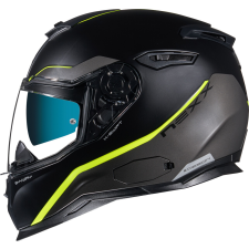 Nexx Beépített motoros sisak NEXX SX.100 Skyway fekete-fluo sárga bukósisak