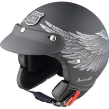 Nexx Nyitott sisak moto Nexx X 60 Eagle Rider fekete-ezüst számára bukósisak