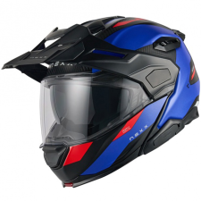 Nexx X.Lifecountry Terra felnyitható motoros bukósisak matt kék-piros bukósisak