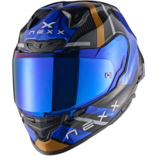 Nexx X.R3R Swirl zárt motoros bukósisak sötétkék bukósisak