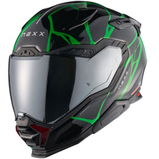 Nexx X.WST3 B-Side zárt motoros bukósisak fekete-zöld bukósisak