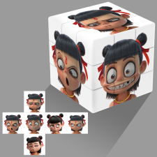  Nezha Retro Kocka No. 1 kreatív és készségfejlesztő