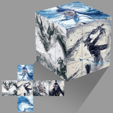  Nezha Retro Kocka No. 6 kreatív és készségfejlesztő