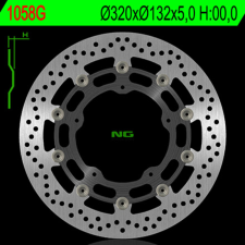 NG Brake Disc NG BRAKES Úszó - 1058G egyéb motorkerékpár alkatrész