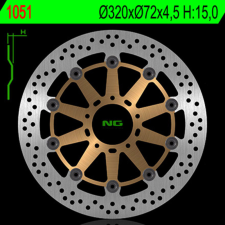 NG BRAKES Úszó féktárcsa - 1051 motorkerékpár féktárcsa