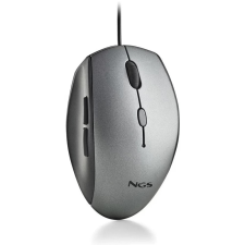NGS Moth asztali vezetékes ergonomikus csendes egér szürke (129693) egér