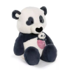 NICI Green: Love panda plüssfigura bébijével - 40 cm