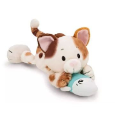 NICI : Plüss szerencsecica és hal, fekvő - 30 cm plüssfigura