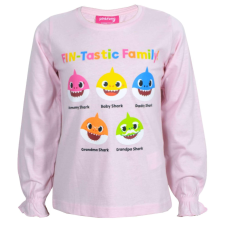 Nickelodeon Baby Shark hosszú ujjú póló rózsaszín 2 év (92 cm) gyerek póló