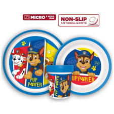 Nickelodeon Mancs Őrjárat csúszásmentes étkészlet, micro műanyag szett Nr1 babaétkészlet