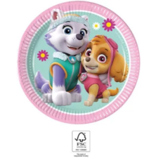 Nickelodeon Mancs Őrjárat Skye and Everest papírtányér 8 DARABOS, 20 cm FSC party kellék