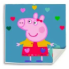 Nickelodeon Peppa mágikus kéztörlő, arctörlő, törölköző 30x30 cm Nr 02