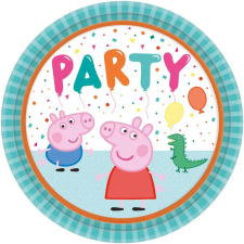 Nickelodeon Peppa malac papírtányér 8 DARABOS, 23 cm Nr1 party kellék