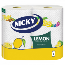 Nicky Lemon konyhai papírtörlő 2 rétegű 2 tekercs papírárú, csomagoló és tárolóeszköz
