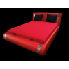  Nico franciaágy160×200 cm Erősített rugós, Piros