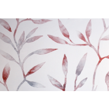  Nicosia/150 - 408 bordó levélmintás nyomott dimout lakástextília