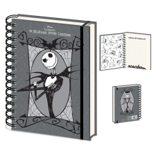 Nightmare Before Christmas kockás jegyzetfüzet füzet
