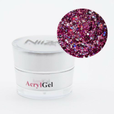 NiiZA AcrylGel - Glitter Lila 5g lakk zselé