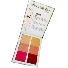 NiiZA Blusher pirosító paletta 6 színnel #20159C arcpirosító, bronzosító