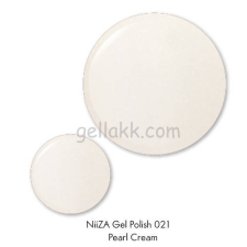 NiiZA Gel Polish 7ml - 021 - gyöngyház törtfehér lakk zselé