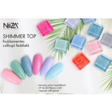 NiiZA Shimmer top fedőlakk #1 - 7ml műköröm zselé