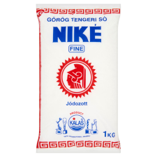 Niké-Kalas görög tengeri só 1 kg finom szemű, jódozott alapvető élelmiszer