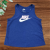 Nike Kék ujjatlan felső